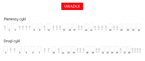Grafika przedstawiająca nieprawidłowy zestaw znaków do uzupełnienia w haśle maskowanym. Po pomyłce we wpisywaniu hasła poajwia się inny zestaw niż wcześniej