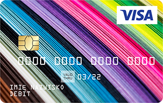  Wzór karty - tęczowe pasma