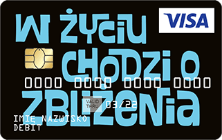  Wzór karty - napis: w życiu chodzi o zbliżenia