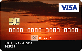 Wzór karty: czerwony świt