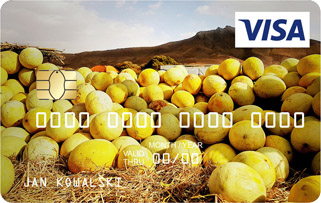 Wzór karty: cytryny