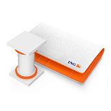 Portfel z logo ING obok kolumny, która symbolizuje fundusze