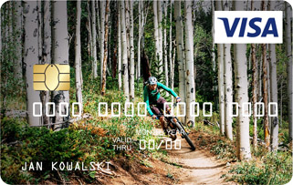 Wzór karty: zjazd na rowerze