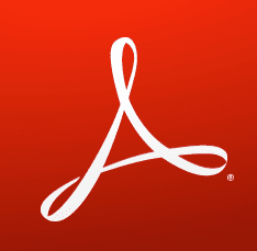 Ikona programu Adobe Acrobat Reader