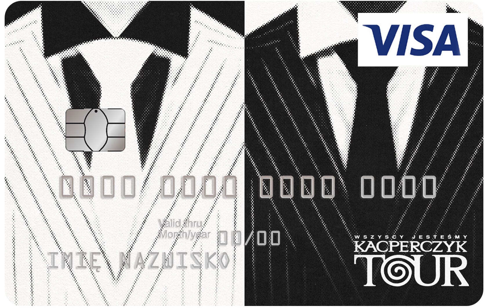 Wzór karty: garnitury braci kacperczyk