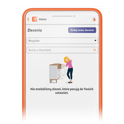 Ekran składania zleceń 
