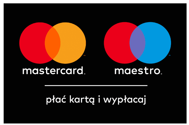 logo MasterCard i Maestro Cashback - płać kartą i wypłacaj