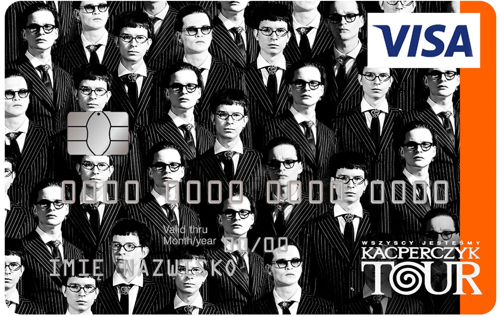 Wzór karty: bracia kacperczyk twarze